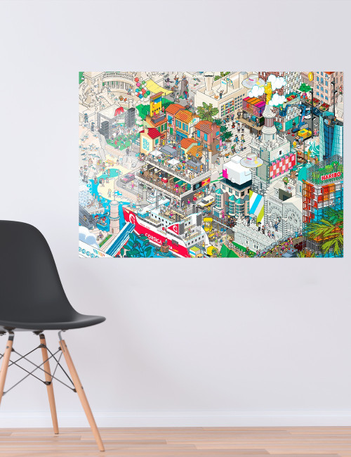 Affiche de Marseille 2020 -...