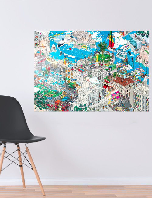 Affiche de Marseille -...